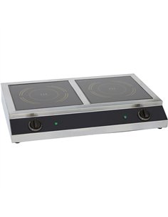 Commercial Electric Infrared Ceramic glass Cooker 2 zones 3.6kW | Stalwart DA-HP3600