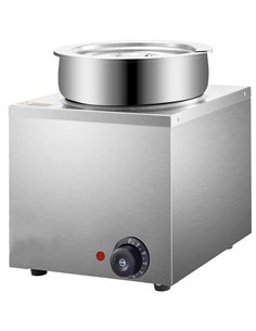 Commercial 4L Stainless Steel 1 Pot Bain Marie Soup &amp Sauce Warmer 260×260×290mm | Stalwart DA-M804