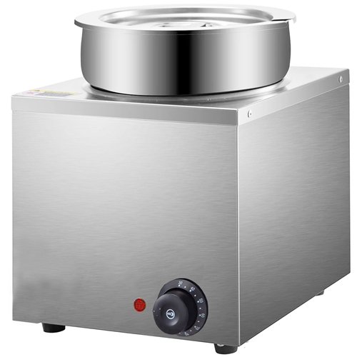 Commercial 4L Stainless Steel 1 Pot Bain Marie Soup &amp Sauce Warmer 260×260×290mm | Stalwart DA-M804