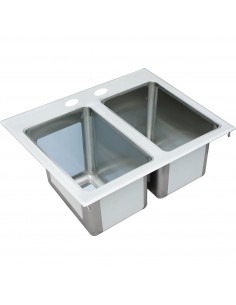Drop-in Sink 2 bowls...