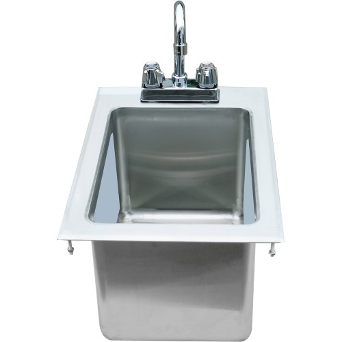 Drop-in Sink 1 bowl Stainless steel |...