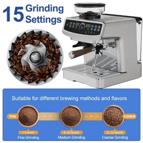 Commercial Semi-Automatic Coffee...