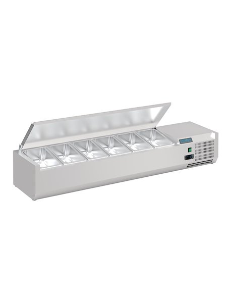 Polar G-Series Countertop Prep Fridge with Lid 6x 1/4GN