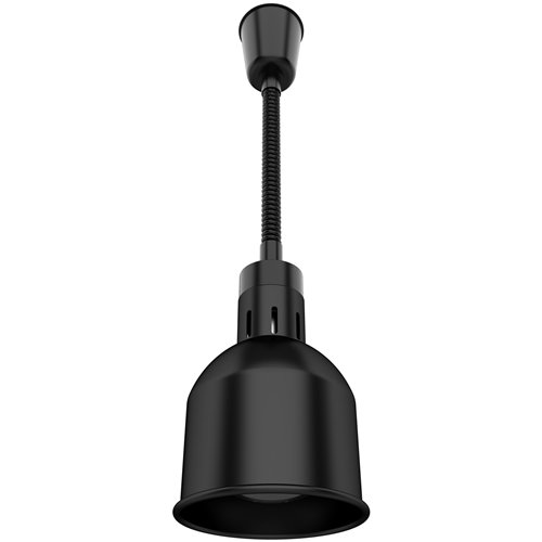 Single Head Hanging Warming Lamp Infrared Food Warmer Ø170×261mm Black Finish | Stalwart DA-BL1209