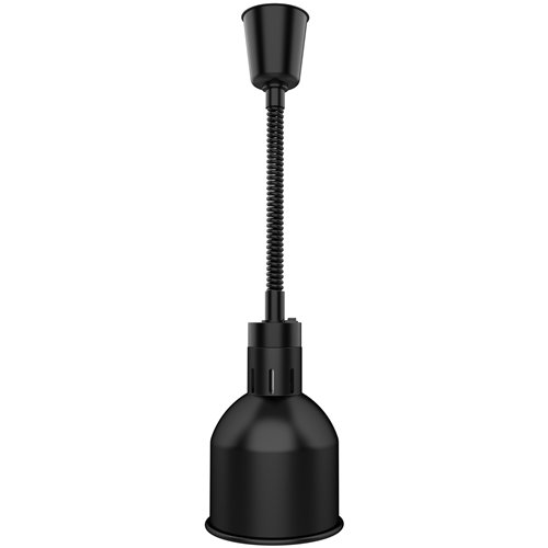 Single Head Hanging Warming Lamp Infrared Food Warmer Ø170×261mm Black Finish | Stalwart DA-BL1209