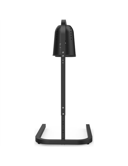 Double Head Freestanding Warming Lamp Infrared Food Warmer 470×360×759mm Black Finish | Stalwart DA-DS571
