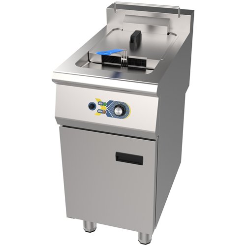 Commercial Electric Deep Fryer Floor-Standing Single Tank 400×700×964mm | Stalwart DA-EF21L