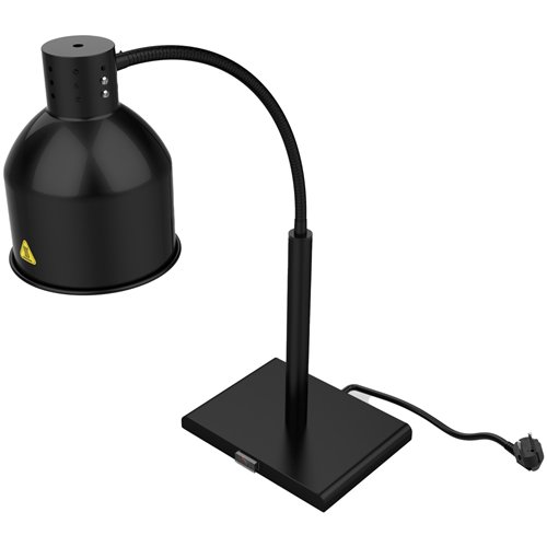 Single Head Freestanding Flexible Warming Lamp Infrared Food Warmer 268×203×664mm Black Finish | Stalwart DA-PW2SH