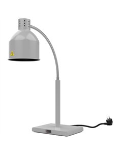 Single Head Freestanding Flexible Warming Lamp Infrared Food Warmer 268×203×664mm Grey Finish | Stalwart DA-PW2SY