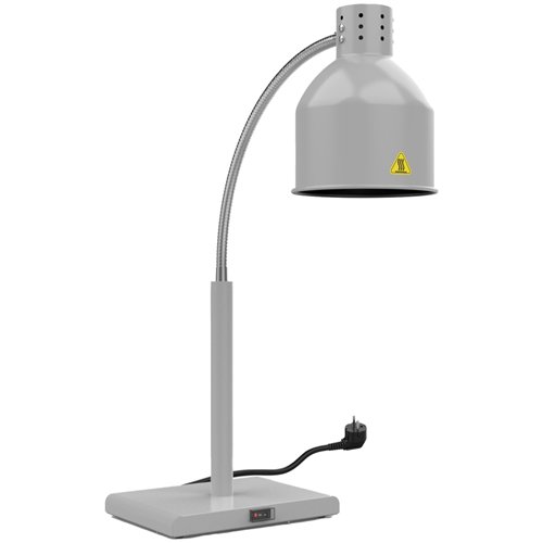 Single Head Freestanding Flexible Warming Lamp Infrared Food Warmer 268×203×664mm Grey Finish | Stalwart DA-PW2SY
