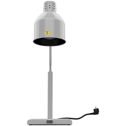 Single Head Freestanding Flexible Warming Lamp Infrared Food Warmer 268×203×664mm Grey Finish | Stalwart DA-PW2SY