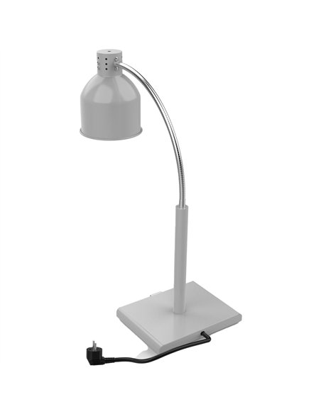 Single Head Freestanding Flexible Warming Lamp Infrared Food Warmer 268×203×664mm Grey Finish | Stalwart DA-PW2SY