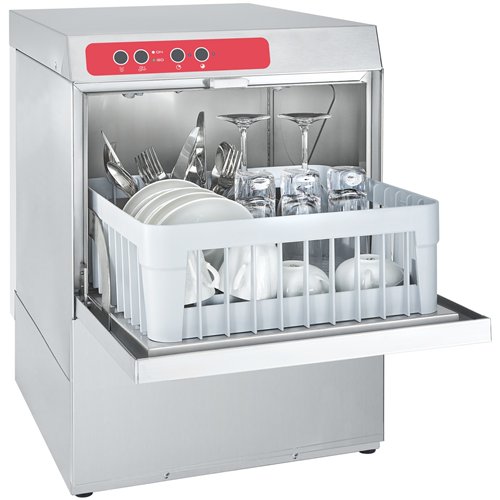 Commercial Glasswasher 60 Racks/Hour 400mm Basket 480×540×696mm | Stalwart DA-AAW104
