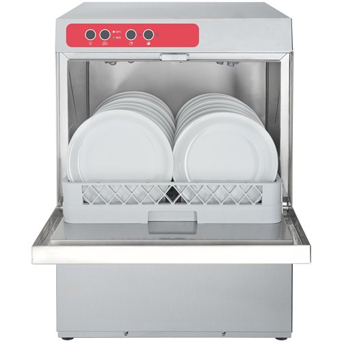 Commercial Dishwasher 60 Racks/Hour 500mm Basket 575×623×800mm | Stalwart DA-AAW108