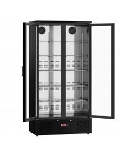 Premuim 500Ltr Upright Back Bar Bottle Cooler Double Hinged 2 Door - FREE Delivery 2