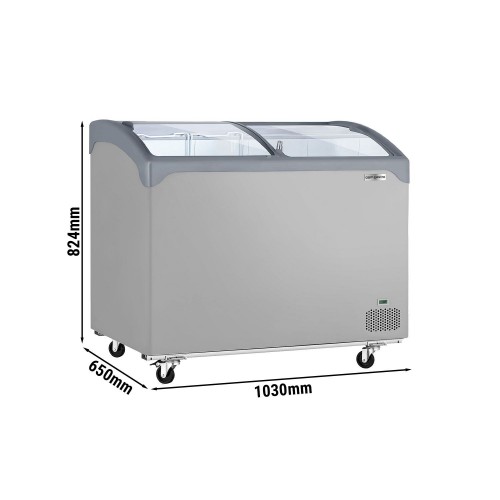 Commercial Glass Top Display Freezer...