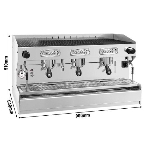Commercial 3-Group Espresso Machine -...
