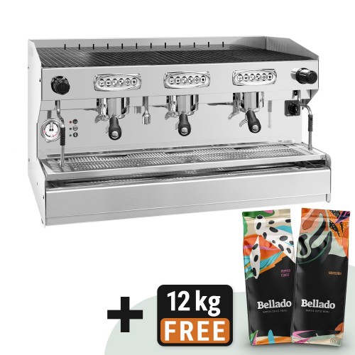 Commercial 3-Group Espresso Machine -...