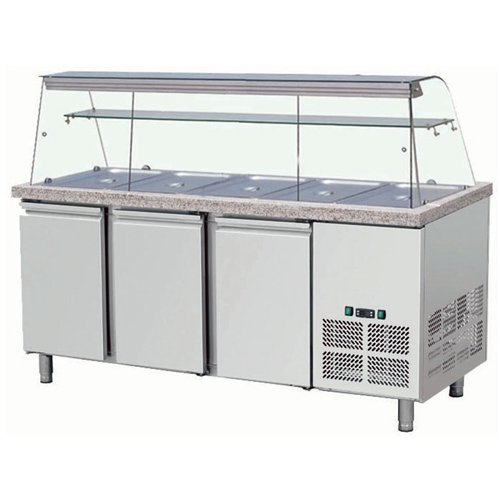 Refrigerated counter with display 5xGN1/1 | Stalwart DA-THSAI188