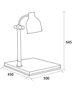 Single lamp Warming station Warming stainless steel base 350x500x700mm | Stalwart DA-A65110101 2