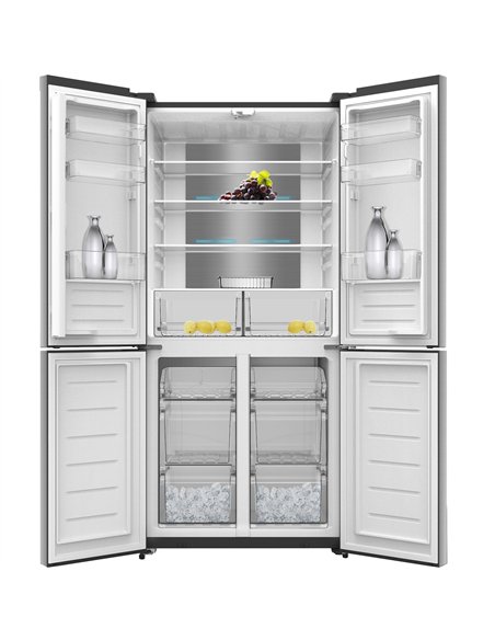 Commercial Combined Fridge &amp Freezer 4 doors 482 litres Stainless steel | Stalwart DA-AXF498W