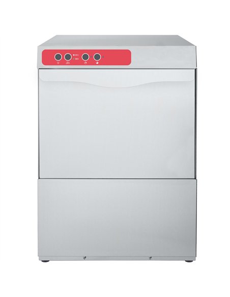 Commercial Dishwasher 60 Racks/Hour 500x500mm Basket With Rinse &amp Detergent &amp Drain Pump | OMEGA AAW106 - MADE IN ITALY