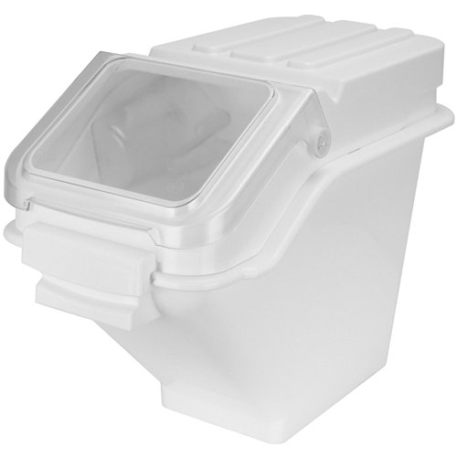 10L Polypropylene Ingredient Bin Food Storage Container with Clear Flip Lid | Stalwart DA-QHW202