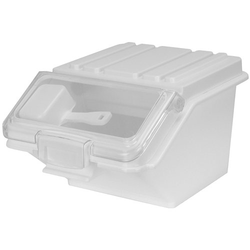 24L Polypropylene Ingredient Bin Food Storage Container with Clear Flip Lid | Stalwart DA-QHW204