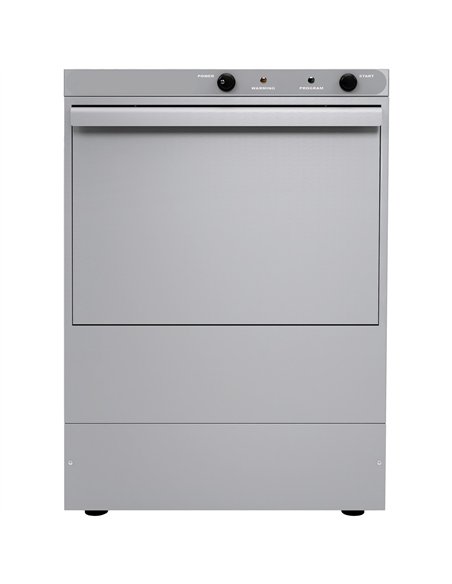 Commercial Undercounter Glasswasher with 350mm Basket and Rinse Pump | Stalwart DA-EVW12 - MADE IN EUROPE
