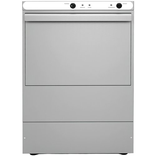 Commercial Undercounter Glasswasher with 400mm Basket and Rinse &amp Detergent Pump | Stalwart DA-EVW16 - MADE IN EUROPE