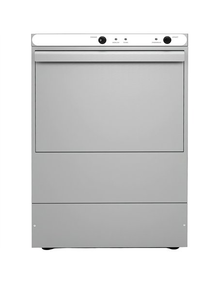 Commercial Undercounter Glasswasher with 400mm Basket and Rinse &amp Detergent Pump | Stalwart DA-EVW16 - MADE IN EUROPE