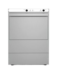 Commercial Undercounter Glasswasher with 400mm Basket and Rinse, Detergent &amp Drain Pump | Stalwart DA-EVW18 - MADE IN EUROPE