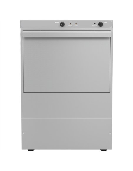Commercial Undercounter Dishwasher with 400mm Basket and Rinse, Detergent &amp Drain Pump | Stalwart DA-EVW20 - MADE IN EUROPE