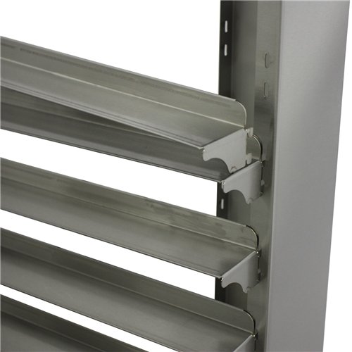 Commercial GN Pan Rack Stainless Steel 7 Layers Mobile with Wheels Fits 400×600 mm Pans | Stalwart DA-BCF95