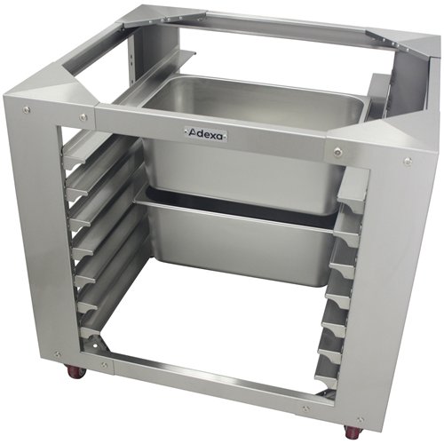 Commercial GN Pan Rack Stainless Steel 7 Layers Mobile with Wheels Fits 530×325 mm Pans| Stalwart DA-BCF95N