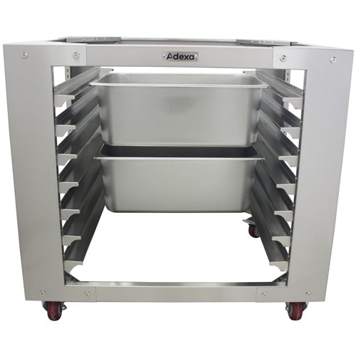 Commercial GN Pan Rack Stainless Steel 7 Layers Mobile with Wheels Fits 530×325 mm Pans| Stalwart DA-BCF95N