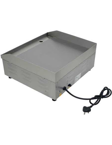 Commercial Electric Griddle Stainless Steel Flat Plate 3kW 500×490×230 mm| Stalwart DA-WG500S