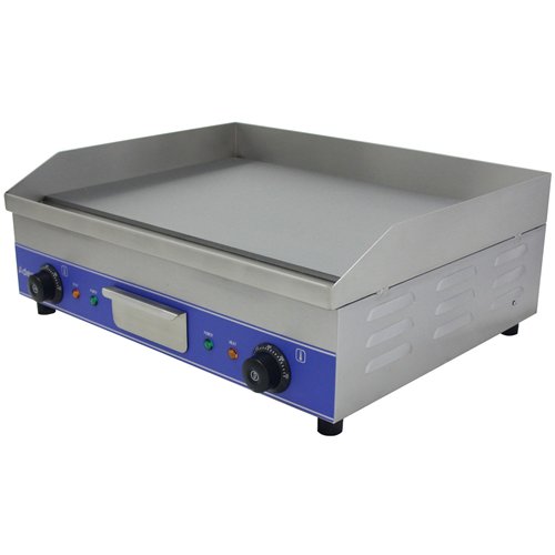 Commercial Electric Griddle Stainless Steel Double Control Flat Plate 5kW 600×490×230 mm| Stalwart DA-WG600S