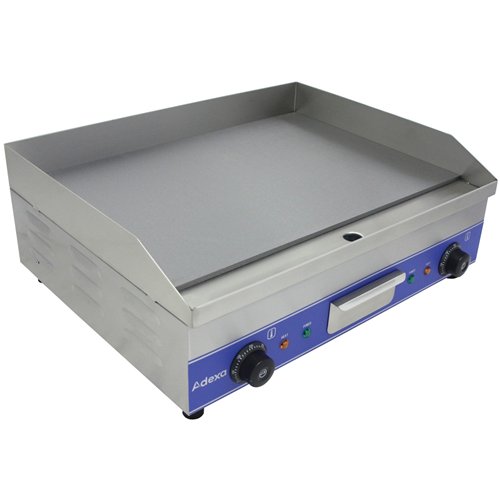 Commercial Electric Griddle Stainless Steel Double Control Flat Plate 5kW 600×490×230 mm| Stalwart DA-WG600S