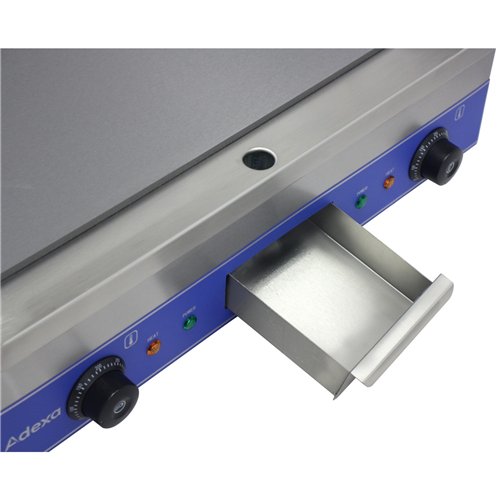 Commercial Electric Griddle Stainless Steel Double Control Flat Plate 5kW 600×490×230 mm| Stalwart DA-WG600S