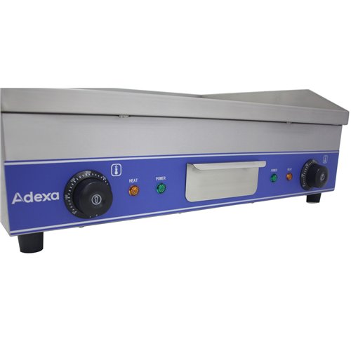 Commercial Electric Griddle Stainless Steel Double Control Flat Plate 5kW 600×490×230 mm| Stalwart DA-WG600S