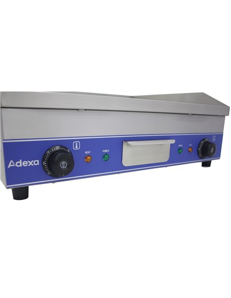 Commercial Electric Griddle Stainless Steel Double Control Flat Plate 5kW 600×490×230 mm| Stalwart DA-WG600S