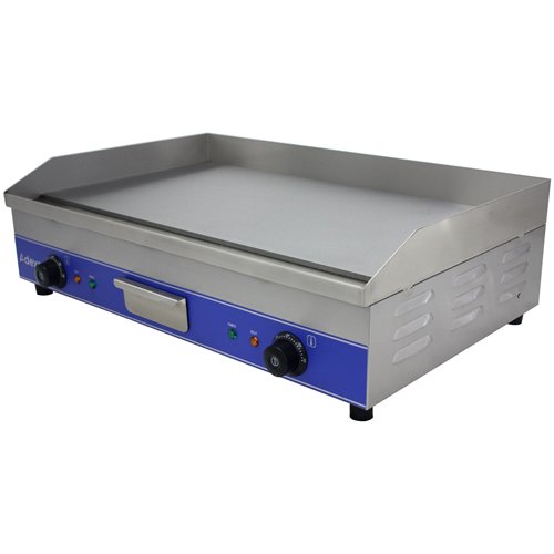 Commercial Electric Griddle Stainless Steel Double Control Flat Plate 5kW 750×490×230 mm| Stalwart DA-WG750S