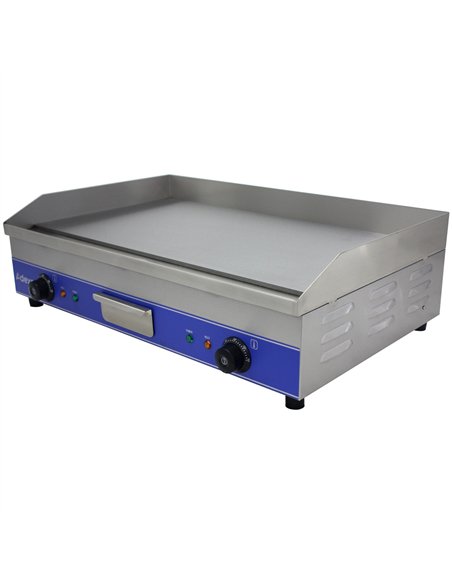 Commercial Electric Griddle Stainless Steel Double Control Flat Plate 5kW 750×490×230 mm| Stalwart DA-WG750S