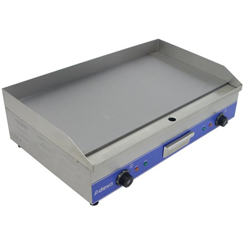 Commercial Electric Griddle Stainless Steel Double Control Flat Plate 5kW 750×490×230 mm| Stalwart DA-WG750S