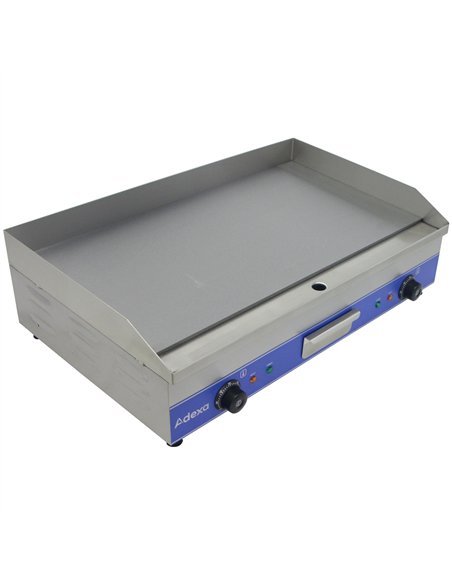 Commercial Electric Griddle Stainless Steel Double Control Flat Plate 5kW 750×490×230 mm| Stalwart DA-WG750S