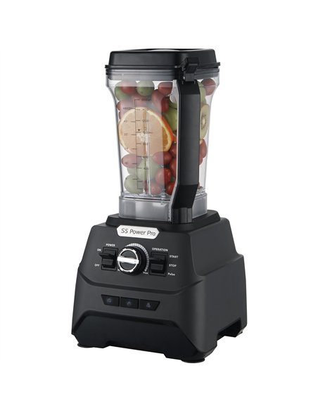 Commercial Blender S5 Power Pro 1500W 1.6L Jar High-Speed 25000RPM Black  | Stalwart DA-S5