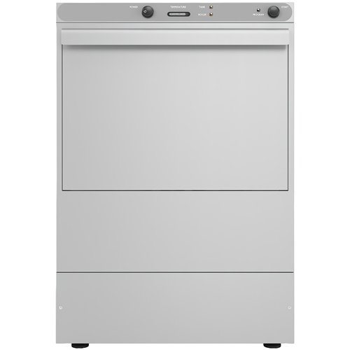 Commercial Undercounter Dishwasher with 500mm Basket and Rinse, Detergent &amp Drain Pump | Stalwart DA-EVW24 - MADE IN EUROPE