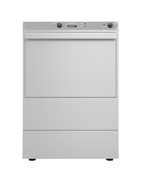 Commercial Undercounter Dishwasher with 500mm Basket and Rinse, Detergent &amp Drain Pump | Stalwart DA-EVW24 - MADE IN EUROPE