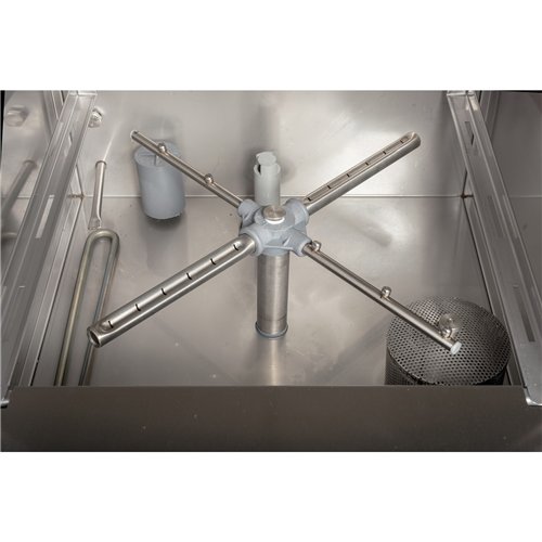 Commercial Undercounter Dishwasher with 500mm Basket and Rinse, Detergent &amp Drain Pump | Stalwart DA-EVW24 - MADE IN EUROPE